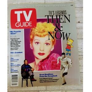 Vintage 1991 - TV Guide - Lucille Ball Cover 2000th Issue Commemorative Magazine